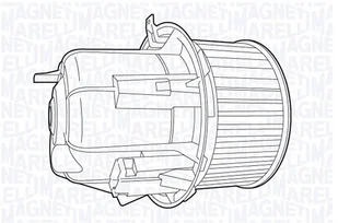 Wentylator wewnętrzny Magneti Marelli 069412704010 - Akcesoria do klimatyzacji i ogrzewania - miniaturka - grafika 1