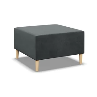 Pufa, podnóżek, Blank Kronos, 71x71x40 cm, ciemny szary - Pufy i podnóżki - miniaturka - grafika 1