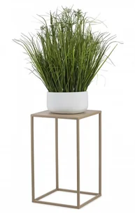 Beżowy kwietnik stojący 40 cm - Kwietniki - miniaturka - grafika 1
