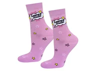 Skarpetki damskie - Soxo Skarpetki damskie na Dzień Matki (Fioletowy, 36-40) - miniaturka - grafika 1