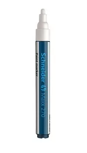 Schneider Marker olejny Maxx 270, okrągły, 1-3 mm, biały SR127049 - Markery permanentne - miniaturka - grafika 1