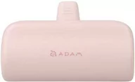 Powerbanki - Adam Elements Power Bank Gravity P5C 5000 mAh 20W, USB-C, z podstawką, różowy - miniaturka - grafika 1