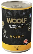 Mokra karma dla psów - WOOLF Ultimate Dog Can Rabbit and Tomato - królik z pomidorem 400g - miniaturka - grafika 1