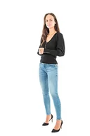 Swetry damskie - Morgan Sweter damski, Czarny, XL - miniaturka - grafika 1