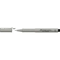 Cienkopisy - Faber-Castell, cienkopis 0.5 mm, Ecco Pigment Fibre-Tip Pen, czarny - miniaturka - grafika 1