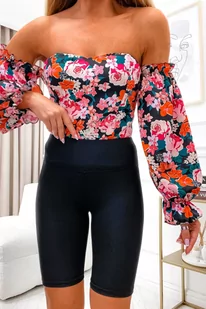CZARNE PRĄŻKOWANE KOLARKI - Olika - Legginsy - miniaturka - grafika 1