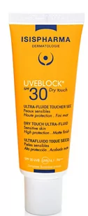 Isispharma Uveblock SPF30 - Ultralekki fluid dry touch  bezbarwny 40ml - Kremy do twarzy z filtrem - miniaturka - grafika 1
