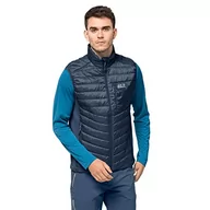 Garnitury - Jack Wolfskin Męska Kamizelka Routeburn Vest M, Thunder Blue, Xl - miniaturka - grafika 1