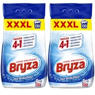 Środki do prania - Bryza 4w1 Proszek do prania białego 8,45kg x2 - miniaturka - grafika 1