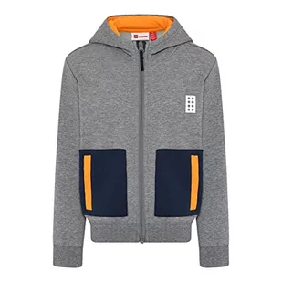 LEGO Wear Jungen bluza z kapturem z kapturem LWSejoun 700 kardigan sweter, 921, 122 - Kurtki i płaszcze dla chłopców - miniaturka - grafika 1