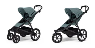 Wózek sportowy Thule Urban Glide 3 + Thule Urban Glide 4-wheel Mid blue - Wózki dziecięce - miniaturka - grafika 1
