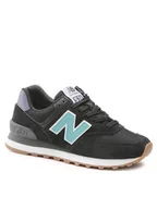 Sneakersy damskie - New Balance Sneakersy WL574RA Czarny - miniaturka - grafika 1