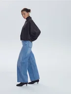 Spodnie damskie - Reserved - Jeansy baggy fit - niebieski - miniaturka - grafika 1