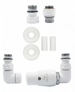 Zawór termostatyczny trójosiowy Vision biały prawy GZ1/2 All in One - Zawory i kraniki Zawór termostatyczny trójosiowy Vision biały prawy GZ1/2 All in One - Zawory i kraniki - miniaturka - grafika 1