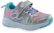 Buty dla dziewczynek - Lekkie sportowe buty dla dziewczynki American Club HL 60/22 Niebieskie - miniaturka - grafika 1