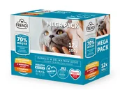 Mokra karma dla kotów - Frendi saszetki dla kota (kurczak/wołowina/indyk)    12x100g - miniaturka - grafika 1