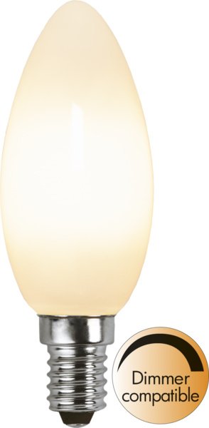 Żarówka LED E14 5W C35 OPAQUE FILAMENT 2700k świeca ściemniana Ra90