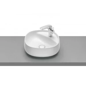 Roca A3270B9S00 BEYOND Umywalka nablatowa 455x455MM FINECERAMIC $913 Supraglaze$914 - Umywalki - miniaturka - grafika 1