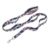 Smycze dla psów - Smycz dla psa Truelove Blossom granatowo-czerwona M - miniaturka - grafika 1