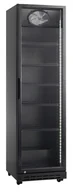 Szafy i witryny chłodnicze - Szafa chłodnicza przeszklona RQ429-BLACK | 394l | czarna (SD429) - miniaturka - grafika 1