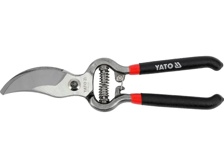 Sekator Nożycowy Yato 230mm Z Blokadą Yt-88052 Do Cięcia Pędów Gałęzi 20mm