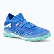 Piłka nożna - Buty piłkarskie dziecięce PUMA Future 7 Match It + Mid Jr bluemazing/puma white/electric peppermint WYSYŁKA W 24H 30 DNI NA ZWROT - miniaturka - grafika 1