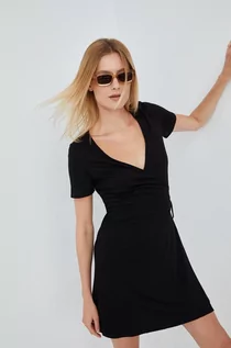 Sukienki - JDY sukienka kolor czarny mini prosta - grafika 1