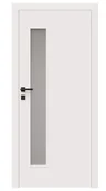 Drzwi wewnętrzne - Dre Drzwi Wewnętrzne Z Szybą Deco 10 Okleina Biała Mat - miniaturka - grafika 1