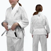 Kimona, stroje i obuwie - GI do brazylijskiego jiu-jitsu dziecięce Hayabusa Essential white WYSYŁKA W 24H 30 DNI NA ZWROT - miniaturka - grafika 1