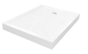 New Trendy B-0523 Brodzik MILD STONE akrylowy prostokątny 90x70x11,5 biały - Brodziki prysznicowe - miniaturka - grafika 2