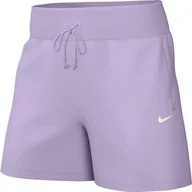 Spodenki damskie - Nike Damskie szorty W NSW Phnx FLC HR krótkie, fioletowe mieszanki/piaskowe, FD1409-511, L - miniaturka - grafika 1