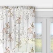 Firany - Firana SPRING wzór SP24 zajączki 140 x 160 cm - miniaturka - grafika 1
