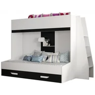 Łóżka dla dzieci i młodzieży - Łóżko piętrowe z drabinką PARTY 17 - miniaturka - grafika 1