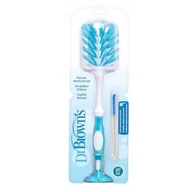 Akcesoria do karmienia - Dr Brown's Delux Szczotka do czyszczenia butelek niebieska, 1szt. - miniaturka - grafika 1