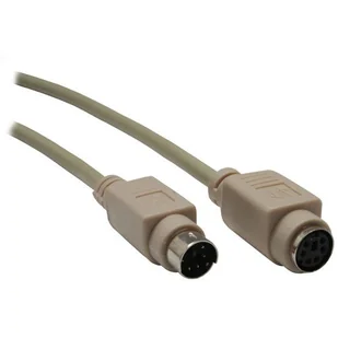 InLine PS/2 Kabel przedłużacz męski żeński szary 2m 13342 - Kable komputerowe i do monitorów - miniaturka - grafika 1