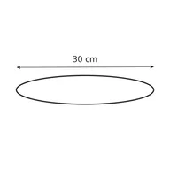 Oprawy, klosze i abażury - Denko do lampy z abażurem WALEC Ø30 - miniaturka - grafika 1