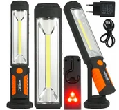 Oświetlenie warsztatowe - Latarka Warsztatowa Lampka Led Cob Li-Lon V87514 Verke - miniaturka - grafika 1