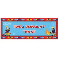 Balony i akcesoria - Dekoracja foliowa "Strażak Sam" - miniaturka - grafika 1