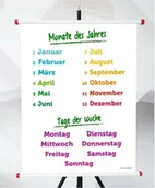 Pomoce naukowe - Plansza- Monate des Jahres - miniaturka - grafika 1