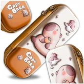 Piórniki - Piórnik Szkolny Jednokomorowy KAPIBARA Dla Chłopca Dziewczynki Na Zamek - miniaturka - grafika 1