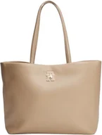 Torebki damskie - Tommy Hilfiger Damska TH MODERN TOTE AW0AW17528 Tote, Beżowa (Coastal Taupe), OS, Beżowy (Coastal Taupe), One Size - miniaturka - grafika 1