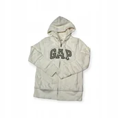 Bluzy damskie - Rozpinana ocieplana bluza damska kaptur GAP S - miniaturka - grafika 1