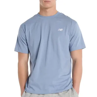 Koszulka New Balance MT41509DUS - niebieska - Koszulki męskie - miniaturka - grafika 1