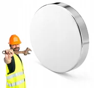Magnesy - MAGNES Neodymowy Walcowy 40x5 mm OKRĄGŁY SILNY MOCNY N42 KRĄŻEK 40/5 Duży - miniaturka - grafika 1