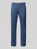 Spodnie męskie - Chinosy o kroju straight fit z mieszanki bawełny - miniaturka - grafika 1