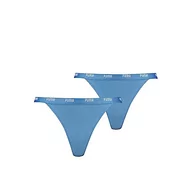 Majtki damskie - PUMA Stringi damskie 2 sztuki, Regal Blue, L - miniaturka - grafika 1
