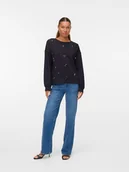 Bluzy damskie - Vero Moda Bluza w kolorze czarnym - miniaturka - grafika 1