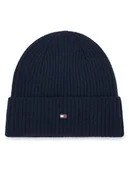 Czapki męskie - Tommy Hilfiger Czapka Flag AM0AM13586 Granatowy - miniaturka - grafika 1