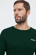 Piżamy męskie - Polo Ralph Lauren longsleeve piżamowy kolor zielony z nadrukiem - miniaturka - grafika 1