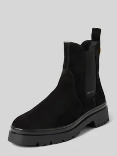Buty chelsea ze skóry z aplikacją model ‘Aligrey’ - Botki damskie - miniaturka - grafika 1